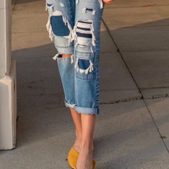 Flying Monkey Black Label True Identity Boyfriend Jeans Sz 27 NWT Retail $79 - Picture 4 of 12